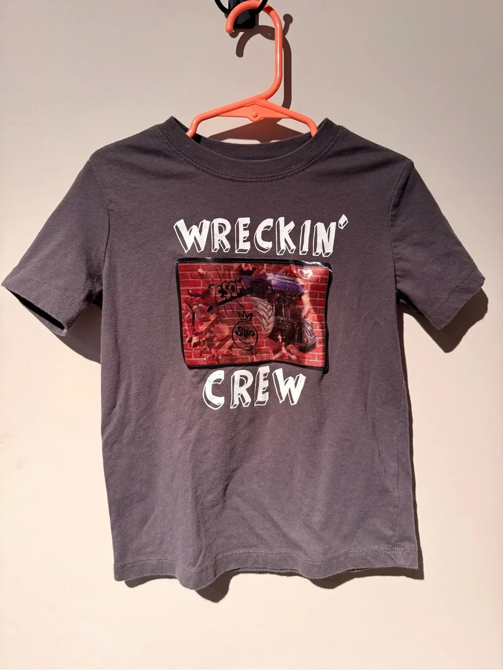 OshKosh B'gosh Gray 'Wreckin' Crew' Graphic Tee